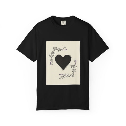 Heart & Ivy T-Shirt — Vintage Black Heart Graphic Tee